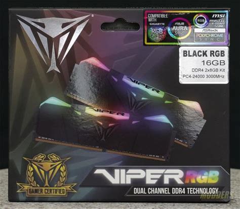 Patriot Viper RGB DDR4 3000MHz Memory Review - Modders Inc