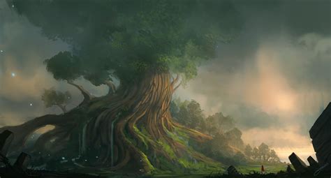 Yggdrasil Painting at PaintingValley.com | Explore collection of ...