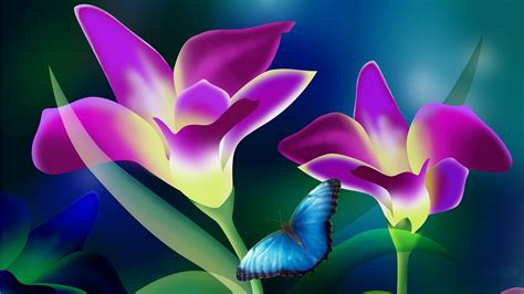 HD Wallpapers Nature Flowers 3d