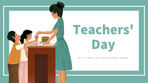 Simple Style Happy Teachers Day Universal Dynamic Ppt Template Google ...