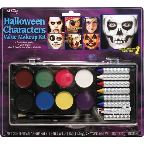 Face Painting Makeup Kit Adult Halloween Accessory - Walmart.com ...