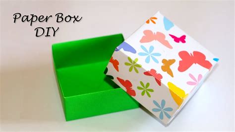 How To Make Paper Box | DIY Gift Box | EASY Paper Craft Ideas - YouTube