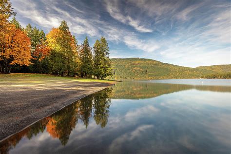 Fall morning at Cultus Lake Photograph by Pierre Leclerc Photography ...