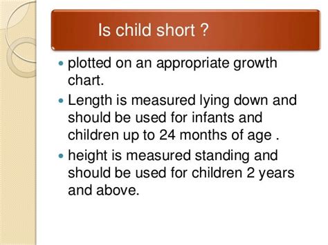 Approach to short stature