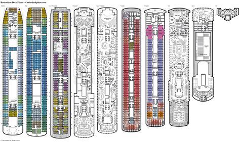 Rotterdam Deck Plans, Diagrams, Pictures, Video