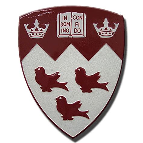 McGill University wooden emblems and logo plaques