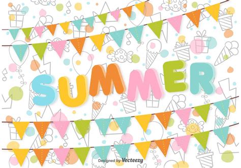 Summer Party Background 91837 Vector Art at Vecteezy