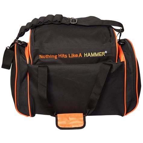 Hammer Deluxe Double Tote Bowling Bag Black/Orange - Walmart.com