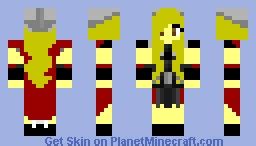 Warrior Girl Minecraft Skin