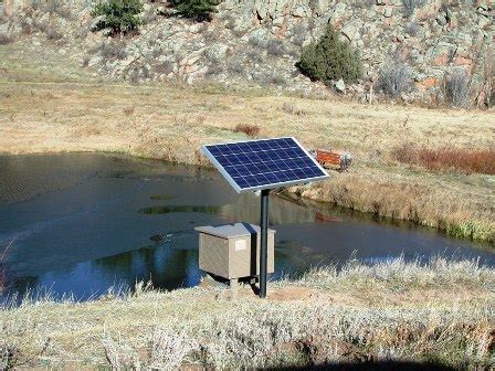 Solar Aeration Systems with Batteries for Large Pond & Lakes