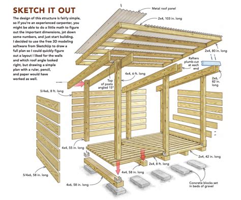 Build a Modular Modern Woodshed - Fine Homebuilding