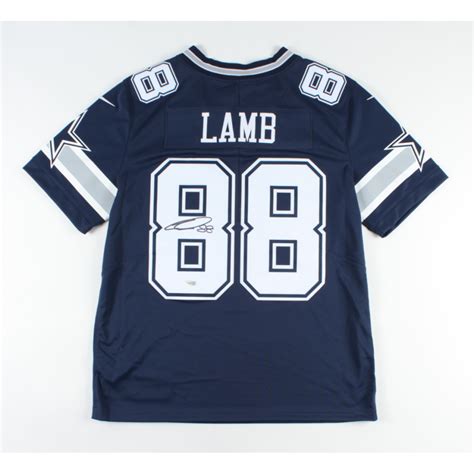 CeeDee Lamb Signed Cowboys Jersey (Fanatics Hologram) | Pristine Auction