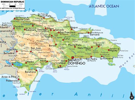 República Dominicana | Mapas Geográficos da República Dominicana ...