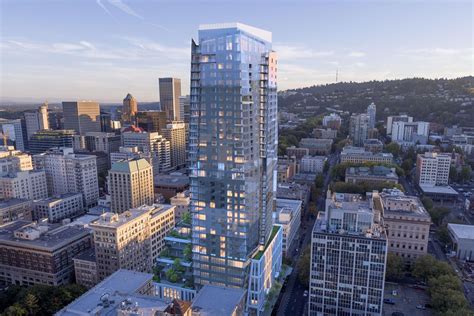 The 35-story tower replacing the SW 10th and Alder food cart pod will ...