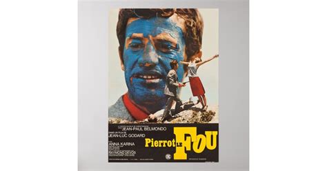 Pierrot Le Fou Poster | Zazzle