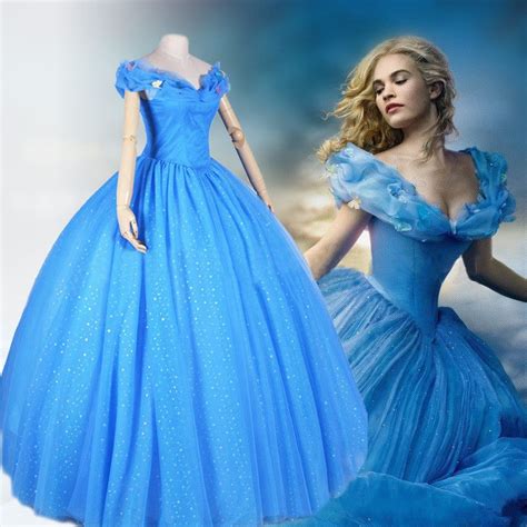 Wholesale-New Movie Cinderella Princess 2015 Cinderella Dress for Adult ...