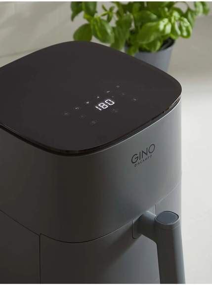 Gino D'Acampo Grey 5L Digital Air Fryer & 3 Year Guarantee | hotukdeals