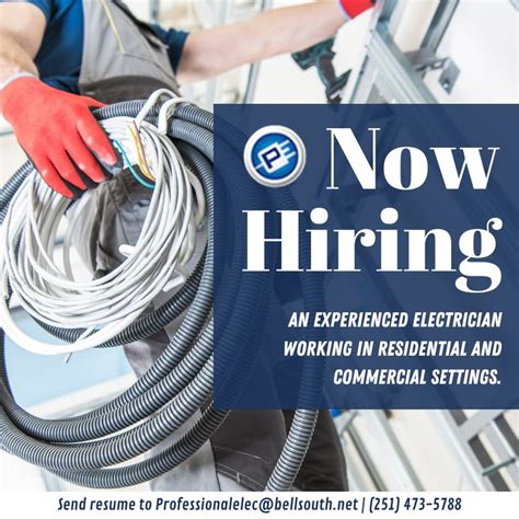 Now Hiring: Experienced Electrician