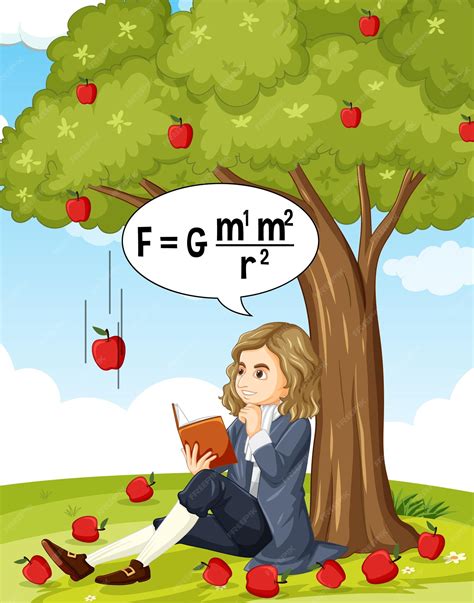 Isaac Newton Gravity Apple