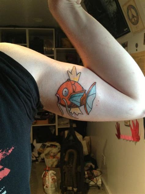 First tattoo! Magikarp I choose you! : r/pokemon