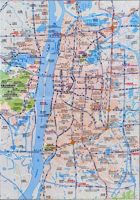 Changsha Tourist Map - Changsha • mappery