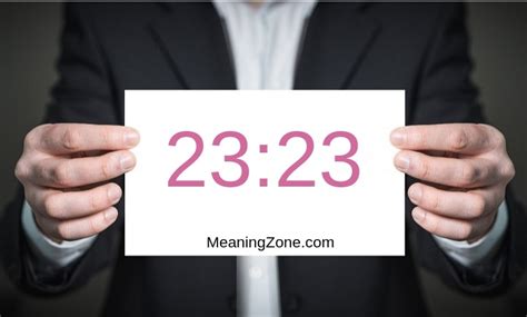 23:23 – Meaning - Meaning Zone