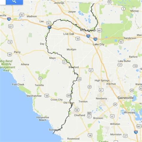 Suwannee River Map | Gadgets 2018