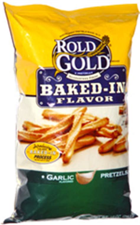 Rold Gold Baked-in Flavor Garlic Pretzels