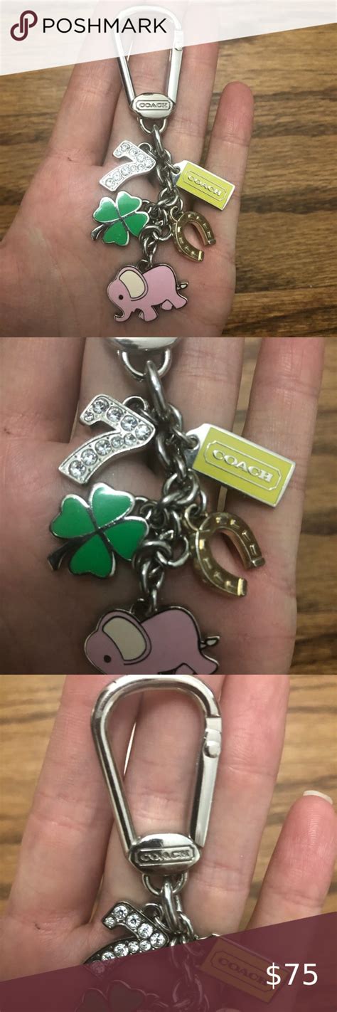 Coach Keychain Lucky Charm | Lucky charm, Coach keychain, Elephant charm