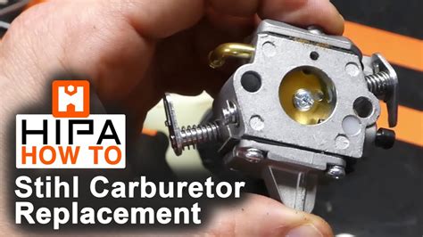 How to replace the carburetor - Stihl chainsaw - Hipa How To - 009 ...