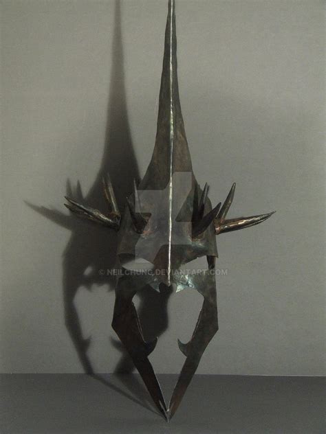 Witch King Helmet-prop replica by NeilChung on DeviantArt