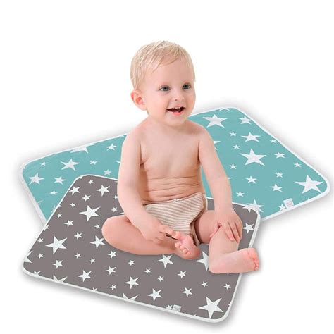 2PCS Waterproof Baby Crib Pad Leak Proof Infant Mattress Pad Soft Baby ...