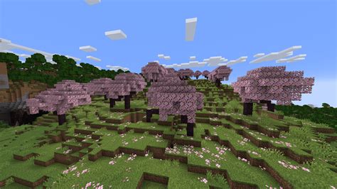 How to find the cherry blossom grove biome in Minecraft