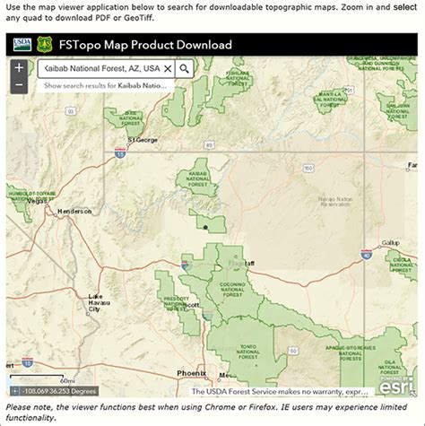 Kaibab National Forest Service Maps