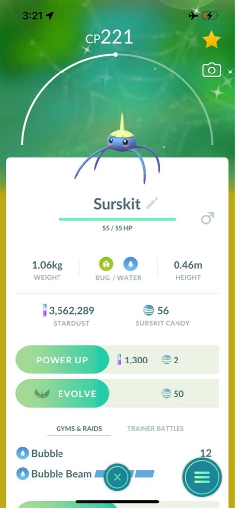 Shiny Surskit Pokemon Go, Video Gaming, Video Games, Nintendo on Carousell