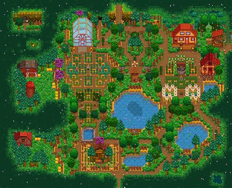 Stardew Valley Forest Farm Layout - This Is My Current Layout Of Forest ...