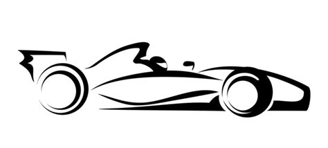 F1 Race Car Silhouette