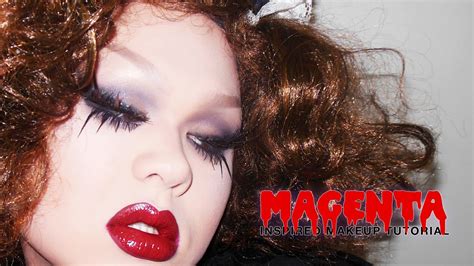 ROCKY HORROR Magenta Inspired Makeup Tutorial | THIS IS HALLOWEEN - YouTube