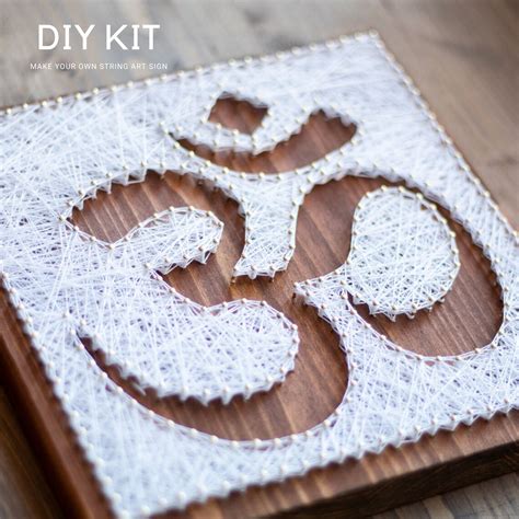 Om Sign String Art DIY Kit Full Set Craft Project Beginners - Etsy