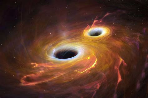 NASA shares images showing two supermassive black holes merging