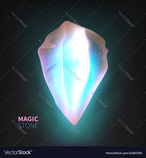 Magic stone Royalty Free Vector Image - VectorStock