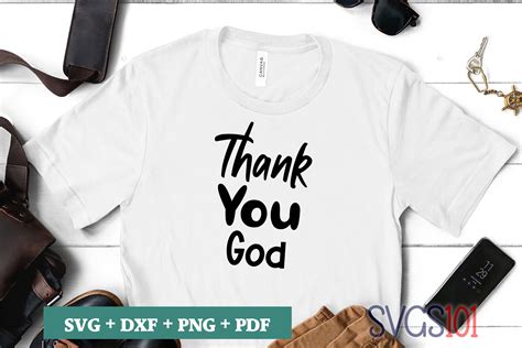 Thank You God Graphic by svgs101 · Creative Fabrica