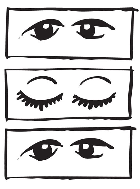 Blinking Eyes Clipart