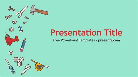 Free Tools PowerPoint Template - Prezentr PowerPoint Templates ...