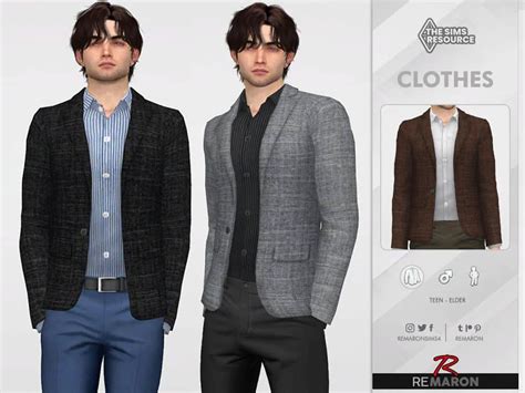 21+ Sims 4 Suit CC: Plaid, Tweed, Blazers & More - We Want Mods