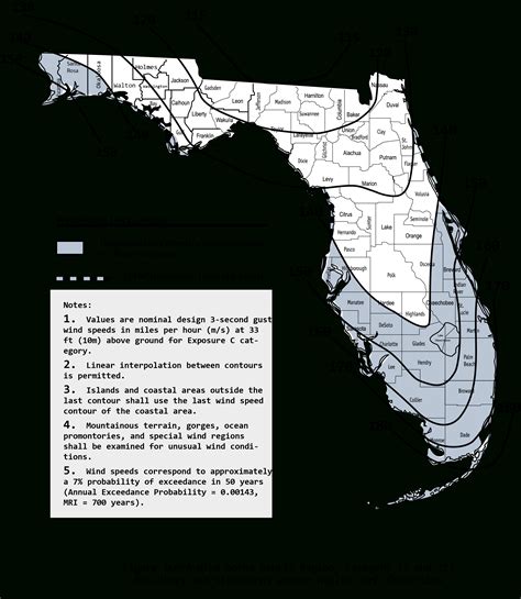 2010 Wind Maps - Florida Wind Zone Map 2017 | Printable Maps