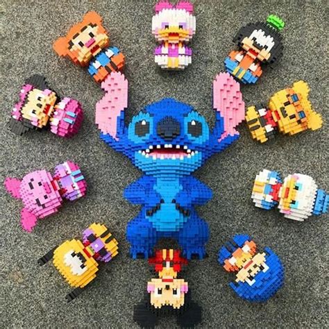 Create Stitch Out Of 2300 Blocks! | Stitch disney, Lilo and stitch ...