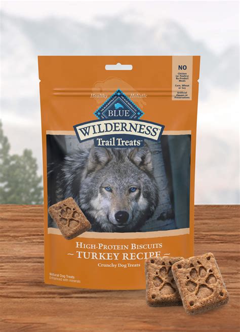 BLUE Wilderness Trail Treats Dog Treats Turkey Biscuits