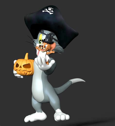 ArtStation - Tom - Jerry With Halloween | Resources