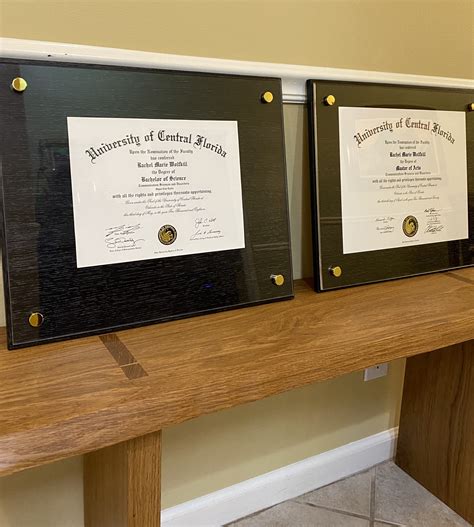 Modern Diploma Frame - Robert Wolfkill